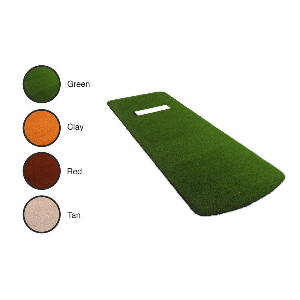 Portolite Long Spiked Non-Slip Softball Pitching Mat - mat with different colors comparison