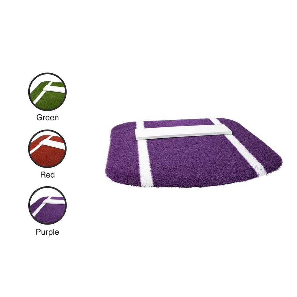 Portolite Throw Down Softball Pitching Mat - with color options