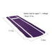 Portolite Ultimate Spiked Softball Pitching Mat - purple with dimensions