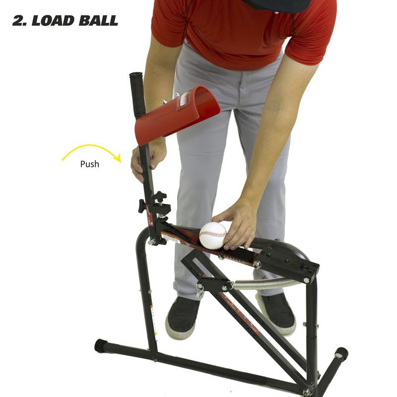 Heater Perfect Pitch 50 Mechanical Pitching Machine - load ball