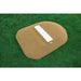 PortoLite 4" Youth Economy Portable Baseball Pitching Mound - brown mound in the feild