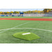 PortoLite 6" Stride Off Portable Youth Pitching Mound For Baseball 7363 - green mound 