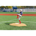 PortoLite 6" Stride Off Portable Youth Pitching Mound For Baseball 7363 - boy pitching