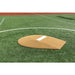 PortoLite 6" Stride Off Portable Youth Pitching Mound For Baseball 7363 - brown mound full