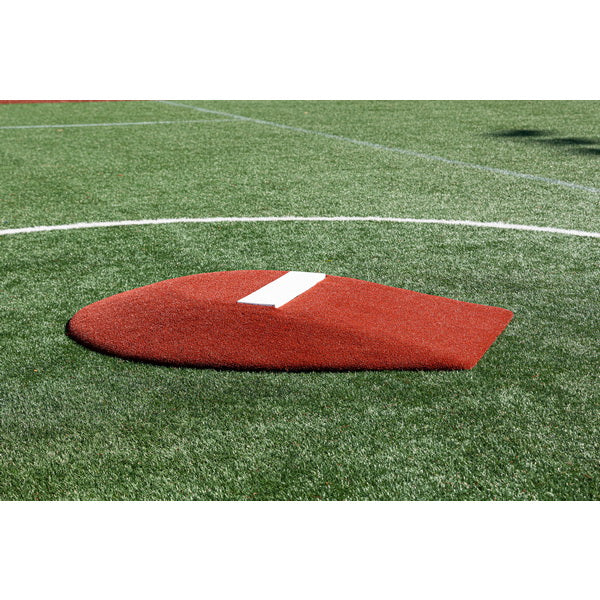 PortoLite 6" Stride Off Portable Youth Pitching Mound For Baseball 7363 - red mound