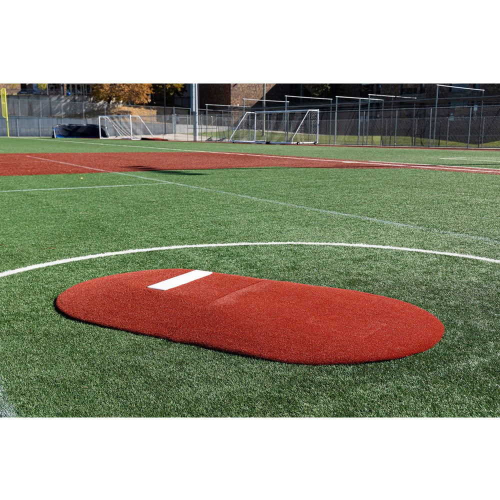 PortoLite 6" Stride Off Portable Youth Pitching Mound For Baseball 7363 - red mound 