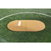 PortoLite 6" Stride Off Portable Youth Pitching Mound For Baseball 7363 - brown on top of grass