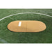 PortoLite 6" Stride Off Portable Youth Pitching Mound For Baseball 7363 - brown on top of grass