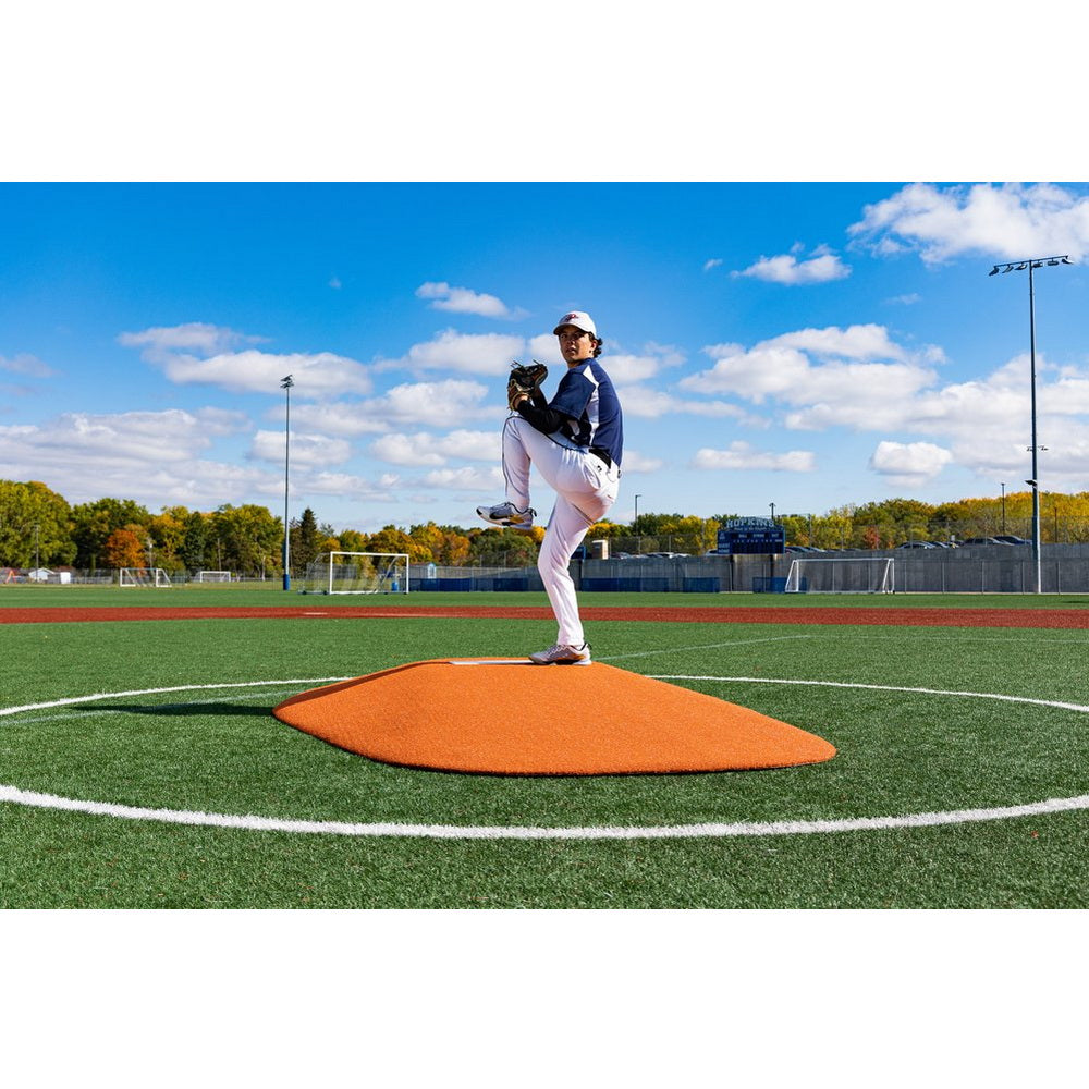 PortoLite 8" Full Length Baseball Portable Pitching Mound - man pitching