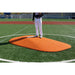 PortoLite 8" Full Length Baseball Portable Pitching Mound - man wearing white pants