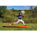 Portolite 10" One-Piece Portable Baseball Practice Pitching Mound 1150 - with man pitching