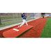 Portolite 10" One-Piece Portable Baseball Practice Pitching Mound 1150 - red with white combination