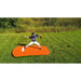 Portolite 10" One-Piece Portable Baseball Practice Pitching Mound 1175 - outside on a field