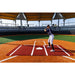 Portolite Full Batter's Mat - red mat outdoors