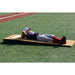 Portolite Jr. Practice Portable Pitching Mound - boy laying down on it 
