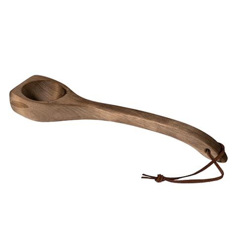 Prosaunas Wood Ladle Wood Sauna Ladle, Birch - Ladle on white background