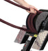 Ropeflex RX3200 ADDAX Rowing Rope Trainer - A hand pulling a thick rope from a workout machine