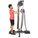 Ropeflex RX1500 Elite Rope Training Station - Man preparing rope machine for use