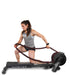 Ropeflex RX2200 Wolf Compact Horizontal Rope Trainer - Woman pulling a rope on a Ropeflex machine.