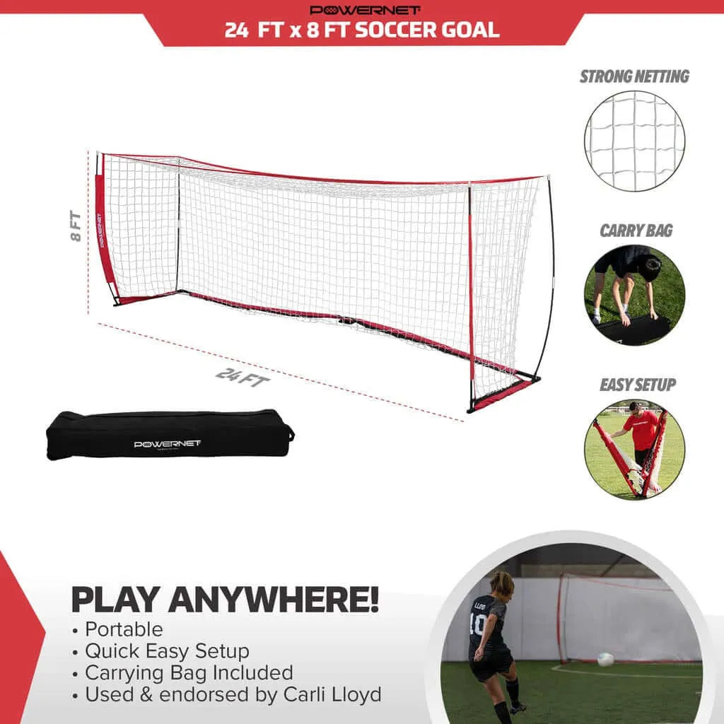 Powernet Soccer Goal Regulation Size 24x8 Net S007 product features