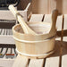 Canadian Hemlock Wet Dry Indoor Sauna - 6 kW UL Certified Heater - 6 Person - Spoon and bowl for coal 