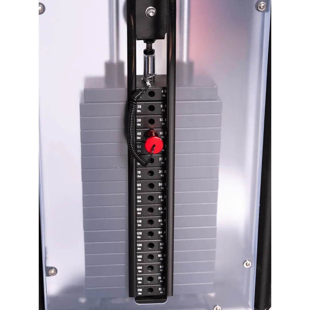 York Barbell 56001 STS Functional Trainer Machine - Weight stack