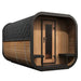 SaunaLife Model CL12GCP Cube-Series Outdoor Home Sauna Suite Kit, Up to 8 Persons