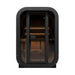 SaunaLife Model CL3G Cube-Series Outdoor Home Sauna Kit - Front view on a white background
