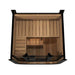SaunaLife Model CL3G Cube-Series Outdoor Home Sauna Kit - Top view