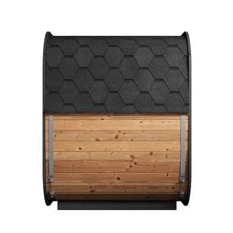 SaunaLife Model CL5G Outdoor Home Sauna - Side view