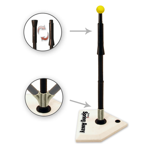 Spring Away Batting Tee - parts