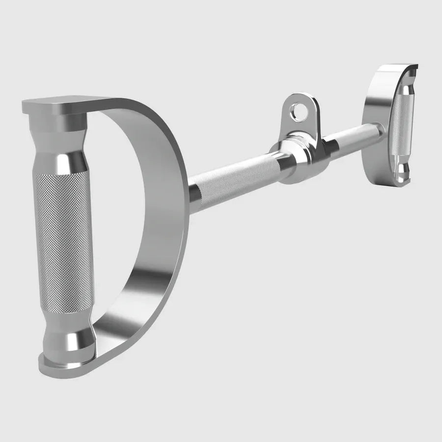 TROY 24” Straight Pro Style Lat Bar - close up of the handle