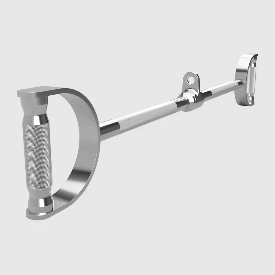 TROY 34” Straight Pro Style Lat Bar - close up of the handle