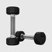 TROY 12 Sided Rubber Encased Dumbbell Set - set 