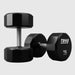 TROY 12-Sided Urethane Encased Dumbbell Set - 75 lbs