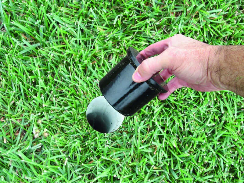 First Team Tomahawk™ Megaduty Tetherball Set - Ground sleeve