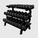 VTX VERTPAC Rubber Encased Dumbbells Sets - VERTPAC-SDR75