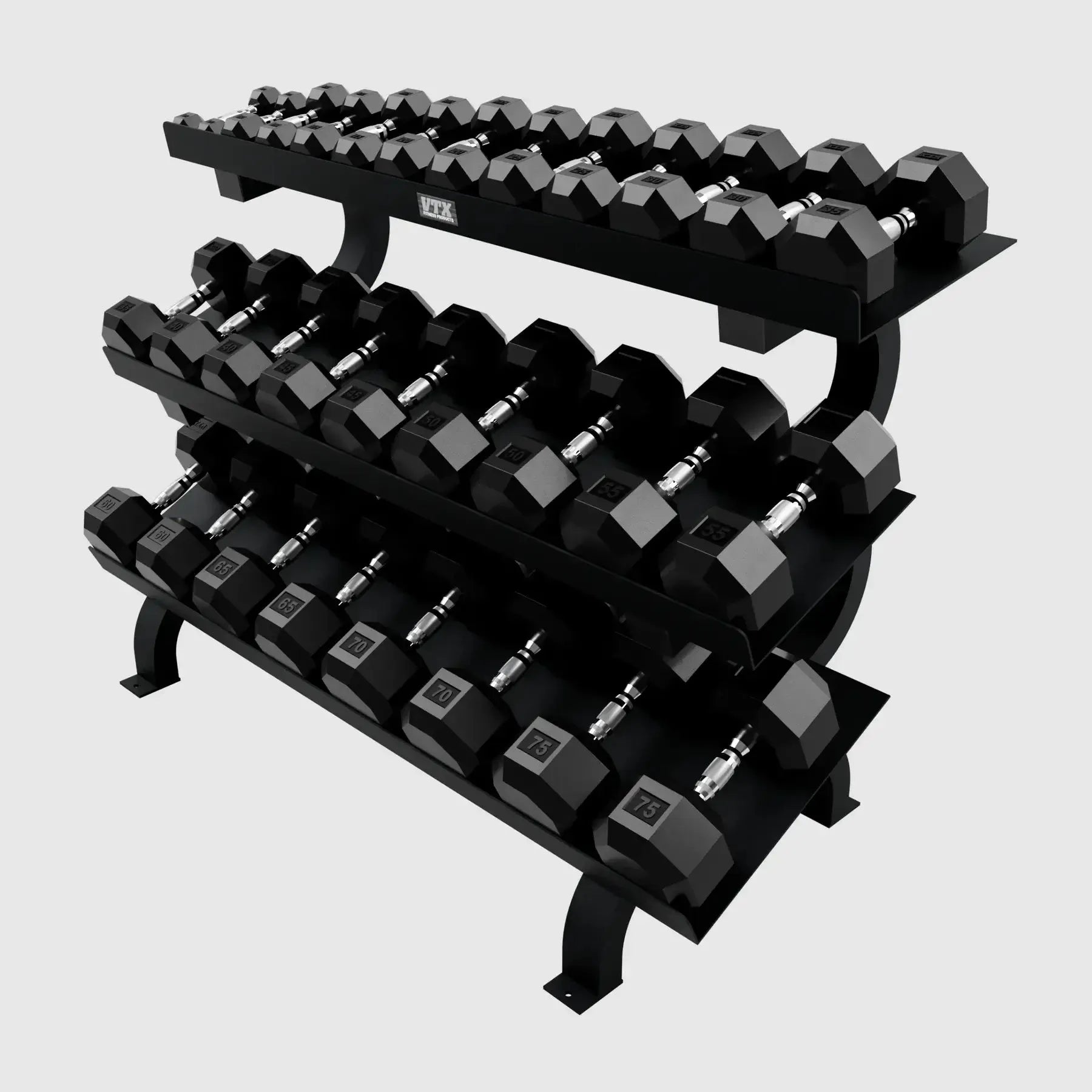 VTX VERTPAC Rubber Encased Dumbbells Sets - VERTPAC-SDU75
