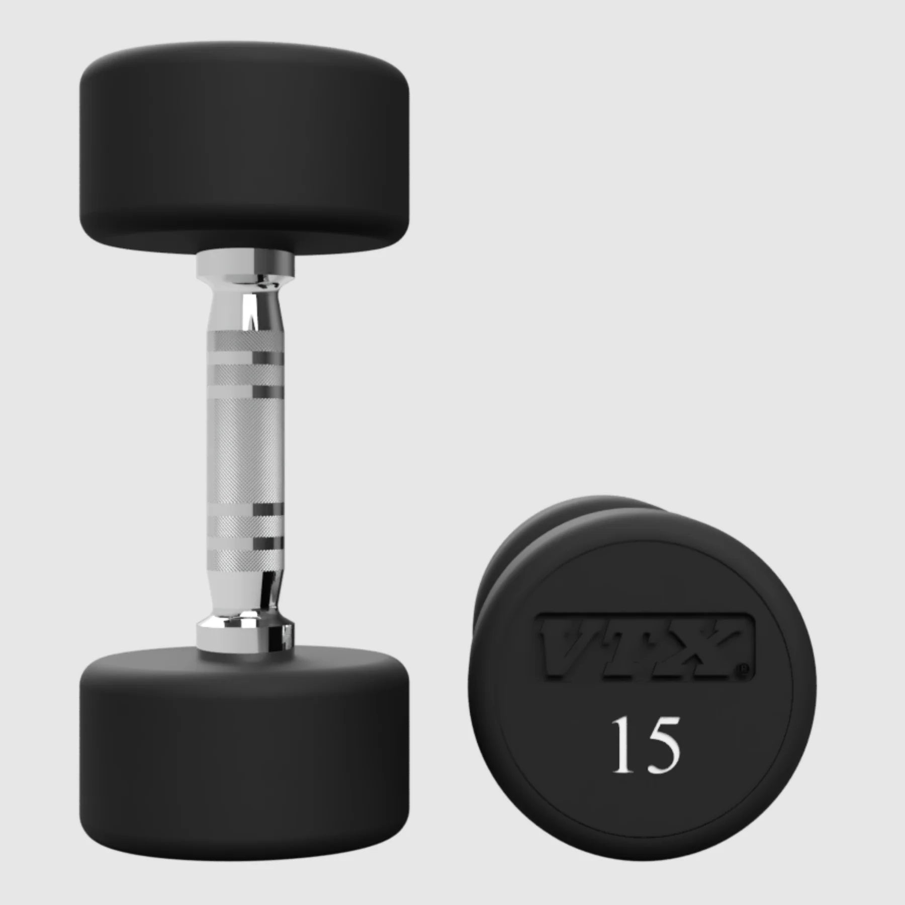 VTX XD-U Urethane Round Head Dumbbell Sets - 15lb