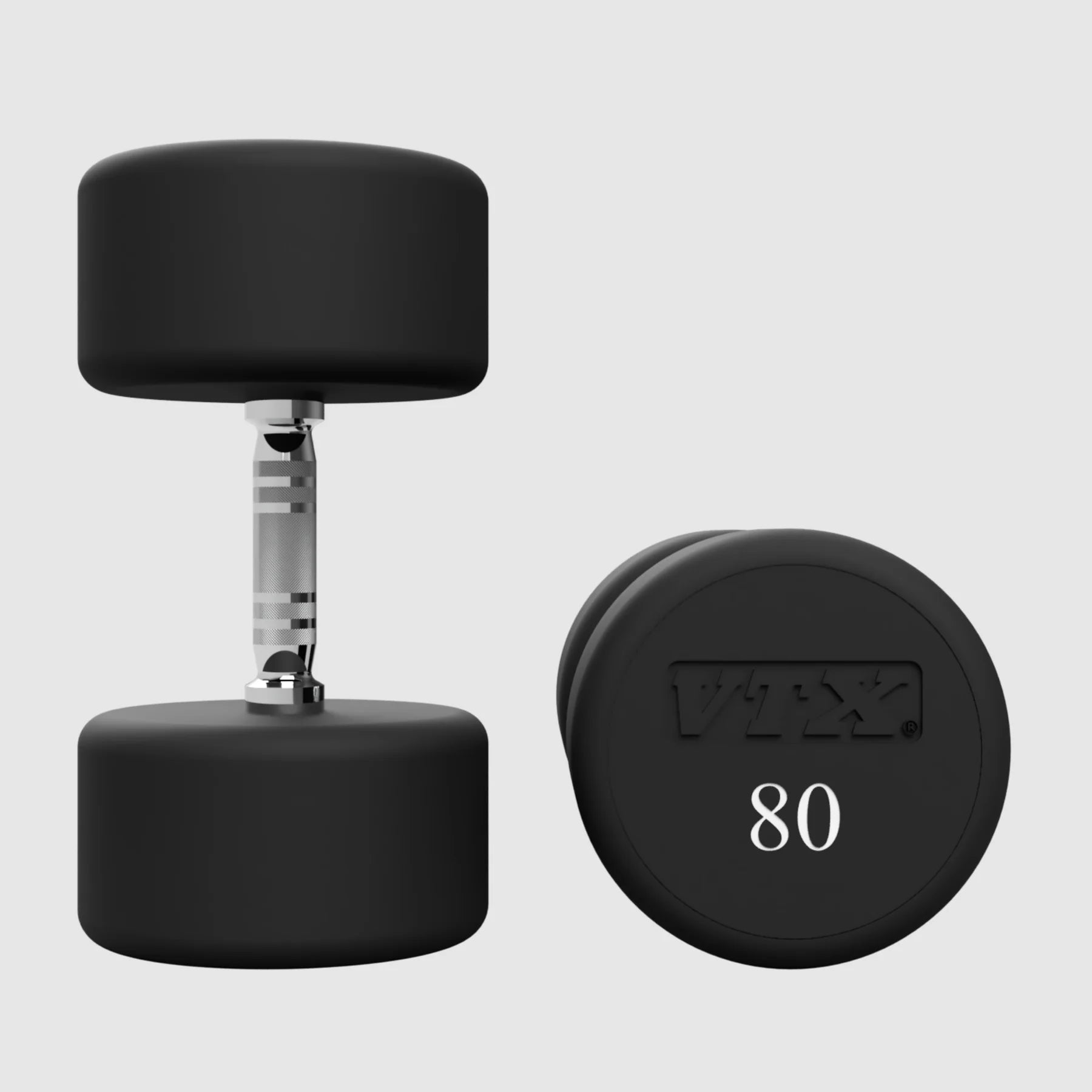 VTX XD-U Urethane Round Head Dumbbell Sets - 80lb