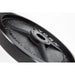 York Barbell Legacy Precision Milled Cast Iron Plate Sets - Close-up of a York brand black weight plate with a central hole