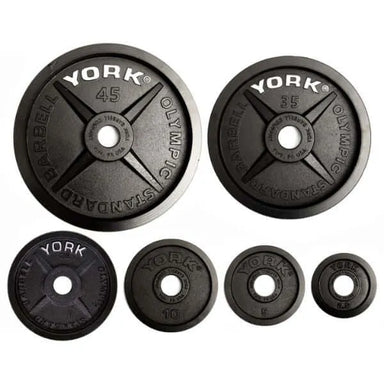 York Barbell Legacy Precision Milled Cast Iron Plate Sets