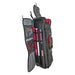 Side view of Powernet All Gear Transporter Rolling Baseball Equipment Bag for Coaches B007 in white background