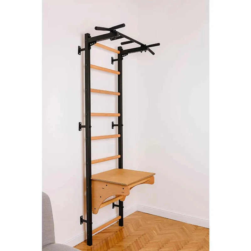 BenchK Pull-up Bar BT076M - Side view of product fully assembled