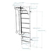 BenchK Series 2 211 + A076 Swedish Ladder for Kids With Gymnastic Accessories - diagram with size and measurements