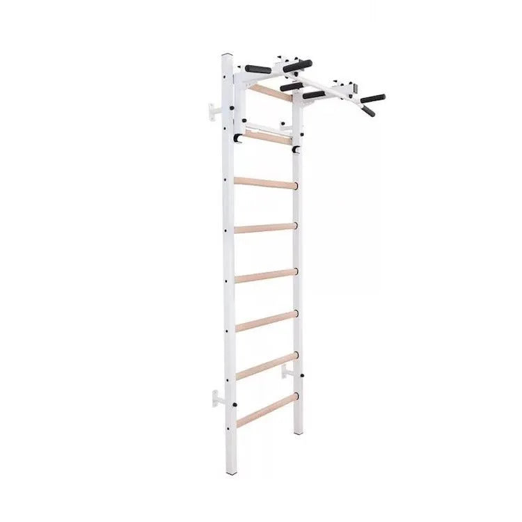 BenchK Series 2 231 Wall Bars - Side view photo with white color steel