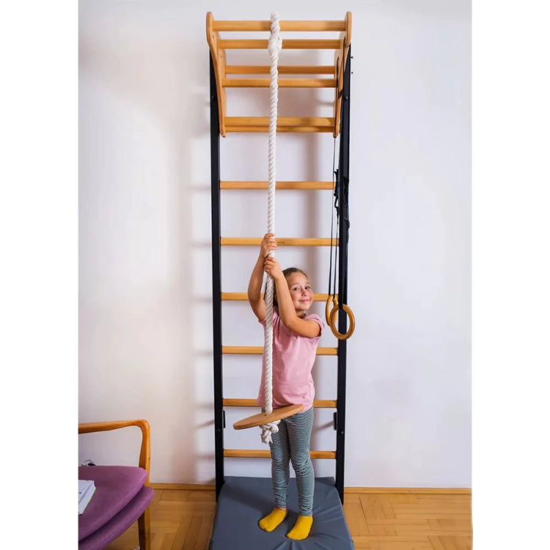 BenchK Wall Bar Accessories A076 - a girl holding the white rope