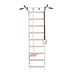 BenchK Wall Bars With Accessories 721B + A076 - front view picture in white color