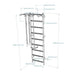 BenchK Wall Bars With Accessories 721B + A076 - Diagram and size and measurements