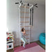 BenchK Wall Bars With Accessories 721B + A076 - with a girl on a swing attachment